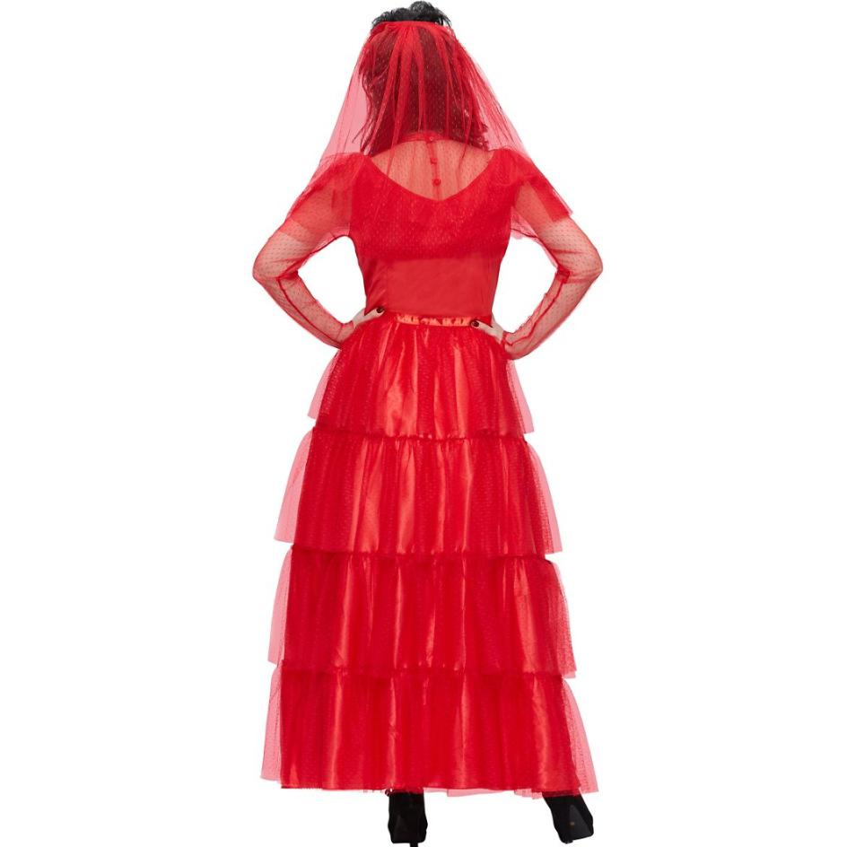 Rotes Zombie-Geist-Brautkleid Cospay Maskerade-Party-Show Halloween-Show-Kostüm