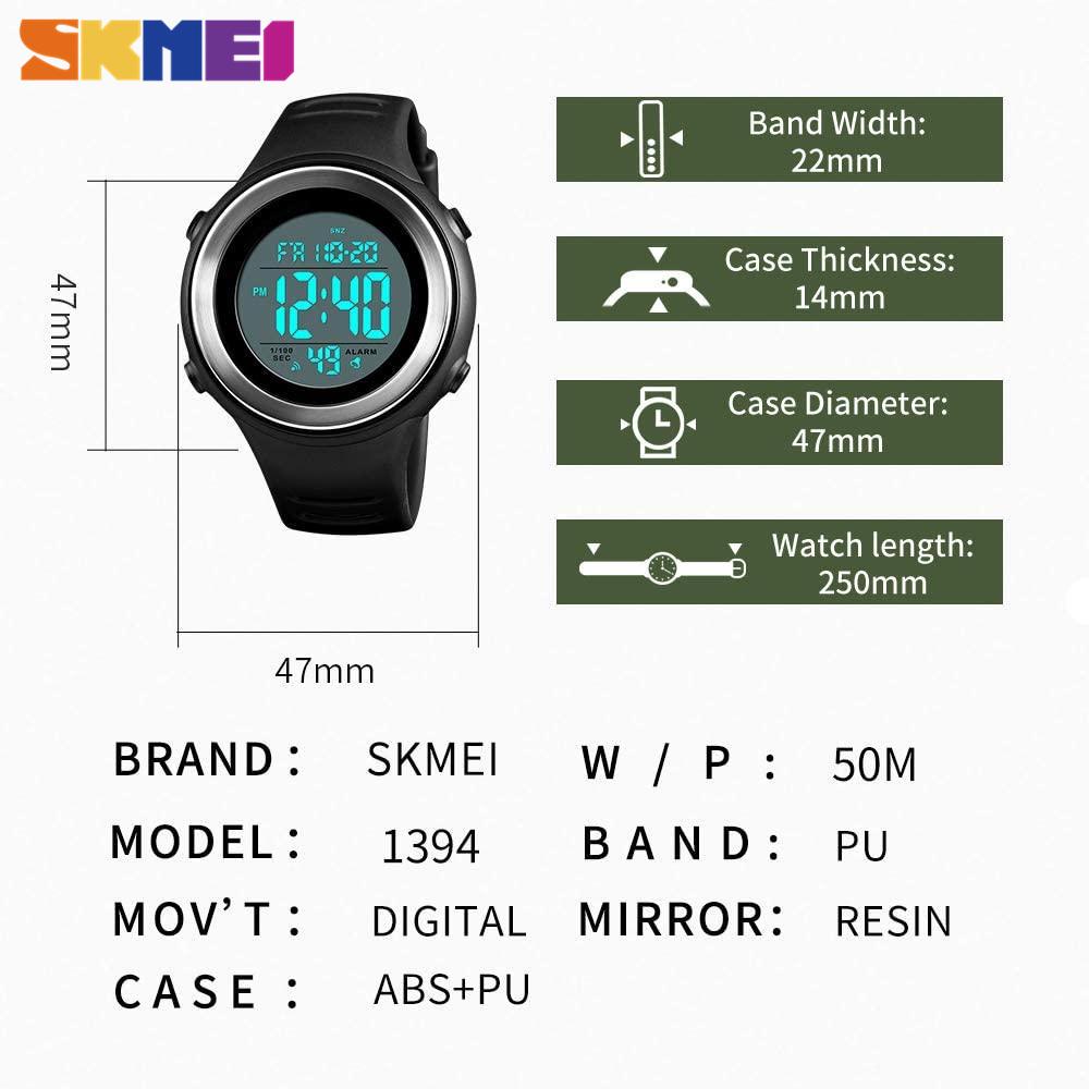 large digital wrist watch