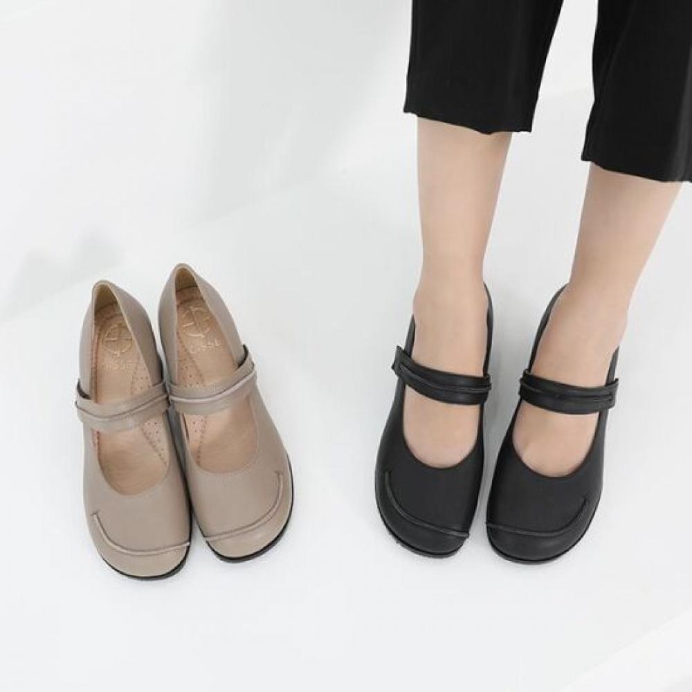 JiSyu Women S Sierra Mary Jane pumpS Natural lambSkin