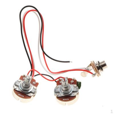 Gitar Parçaları için Bas Kablo Demeti Önceden Kablolanmış Müzik Aleti