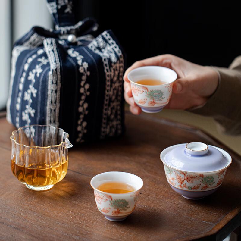 Ceramic Travel Kung Fu Tea Set