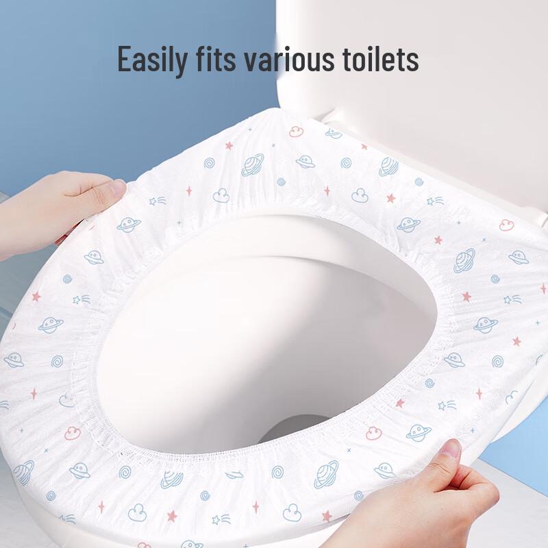 Disposable Double-Layer Toilet Seat Covers 30-Pack