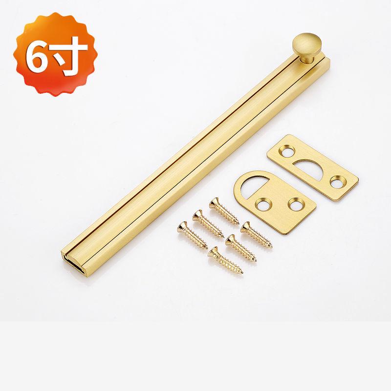 All-Copper Four-Color Universal Latch Security Sliding Door Lock Clear Chinese Latch Home Accessories