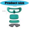 Silicone Foam Pad Sponge Eye Pad Face Mask For Goggles 3 Lens Protective Cover Dustproof Face Cover Replacement Part