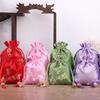 5Pcs Drawstring Pocket Chinese Style Pocket Jewelry Gift Wedding Candy Packaging Bag  Storage Bag Reusable Pouches