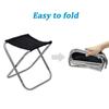 Portable Small Folding Stool Camping Stool Mini Size Mortable Stool for Travel Camping Hiking Fishing Gardening with Carry Bag