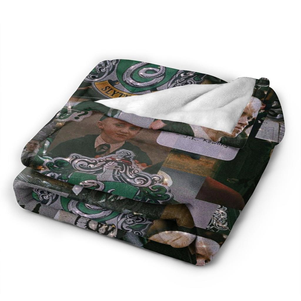 Dracor Malfoye Blanket Dracor Malfoye Flannel Vintage Warm Throw Blankets for Coverlet Autumn/Winter