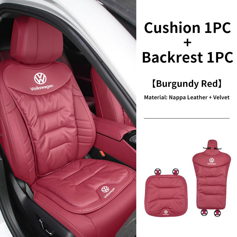 sax43Car Seat Soft Velvet Cushion Plush Non-slip Cover Front Rear Seat Cover For Volkswagen VW Golf 4 6 7 GTI Tiguan Passat B5 B7 MK5