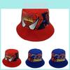 Spider Man Cartoon Printed Kids Fisherman Hat With Sun Protection For Outdoor Play