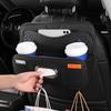 Partition Design Car Backseat Storage Box Water-proof Space Saving Vehicle Tissue Box Universal Anti-wear Car Drink Cup Holder