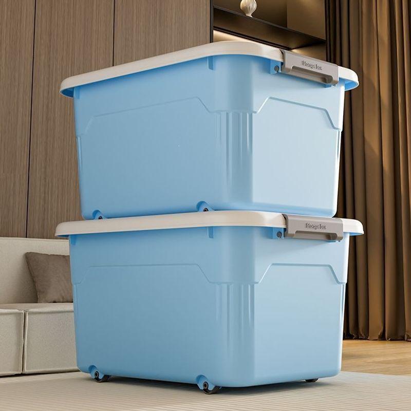 Versatile Plastic Storage Box for Books and Toys - Ideal for Dorms and Students