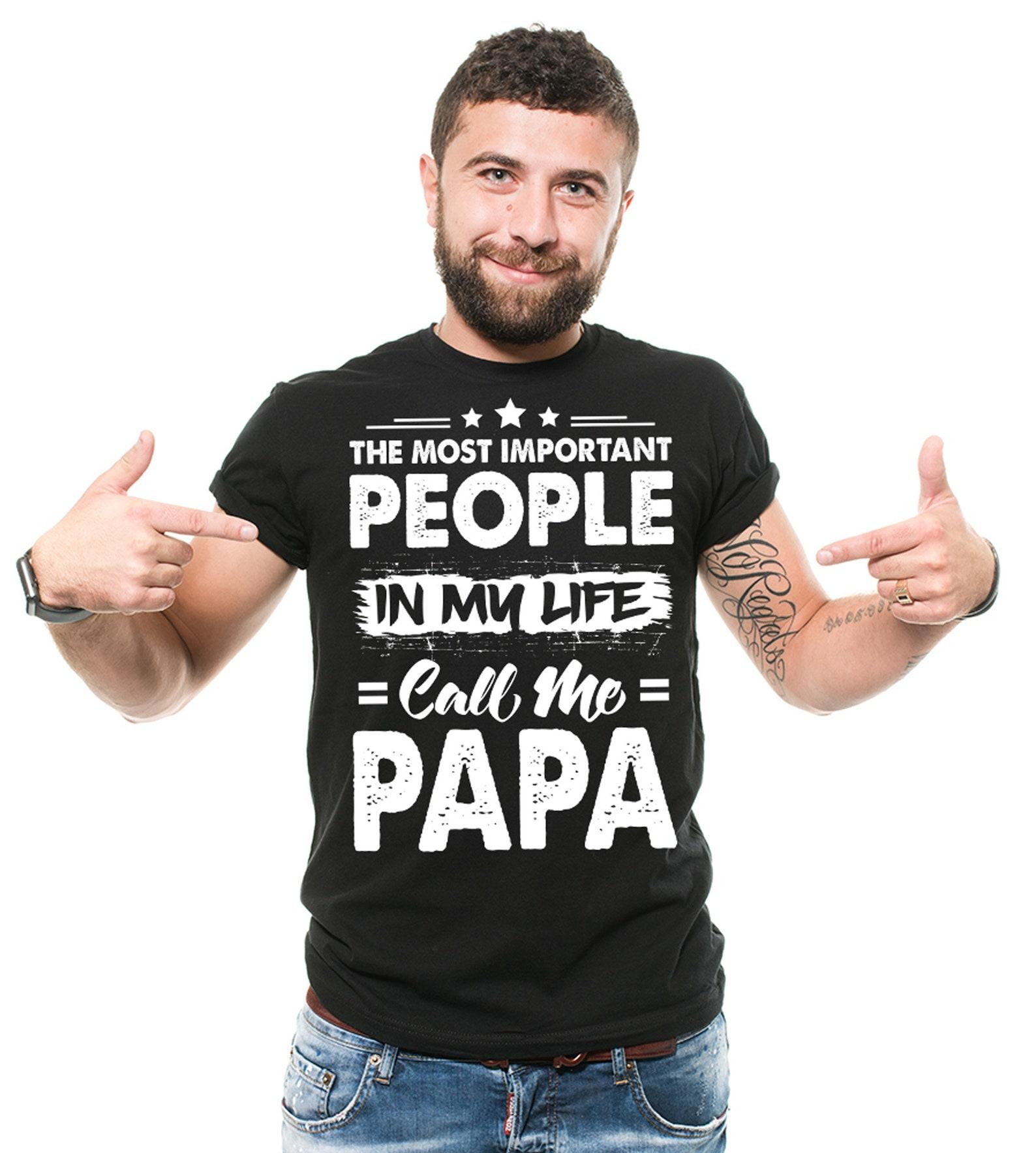 Mens Papa T-Shirt Papa Birthday Tee Papa Gift Fathers Day Papa Shirt Father Shirt Dad Gifts Fathers Day Gift For Him Papa Dad Father XL