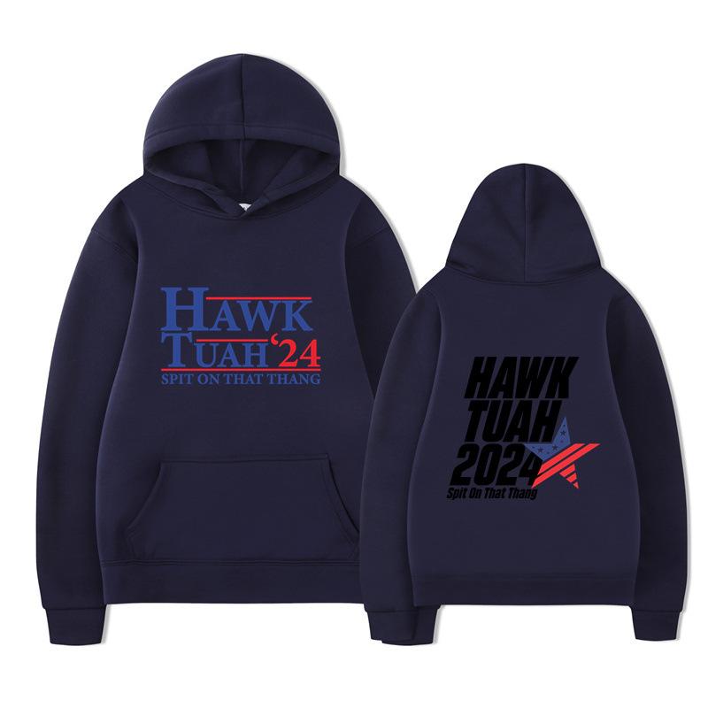Hawk Tuah Spit on That Thang Hoodies Men Fashion Long Sleeve Sweatshirts Women Casual Harajuku Streetwear Sudaderas