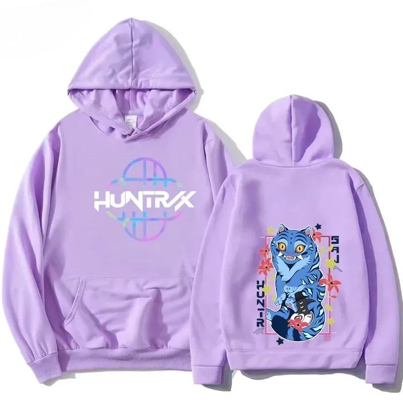 

Women Men Kpop Demon Hunters Sweatshirt Anime Cartoon Autumn Winter Warm Fashionable Casual Hoodie 3XL