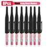 1-8pcs 32mm Long Head Markers Pen Multi-purpose for Woodworking Tile Decoration Deep Hole Marker Pens Red/Black/Blue/Green Ink