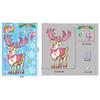 Christmas Pink Santa Claus Stickers Xmas Ball Garlands Bell Snowman Static Stickers Merry Christmas Decor Happy New Year