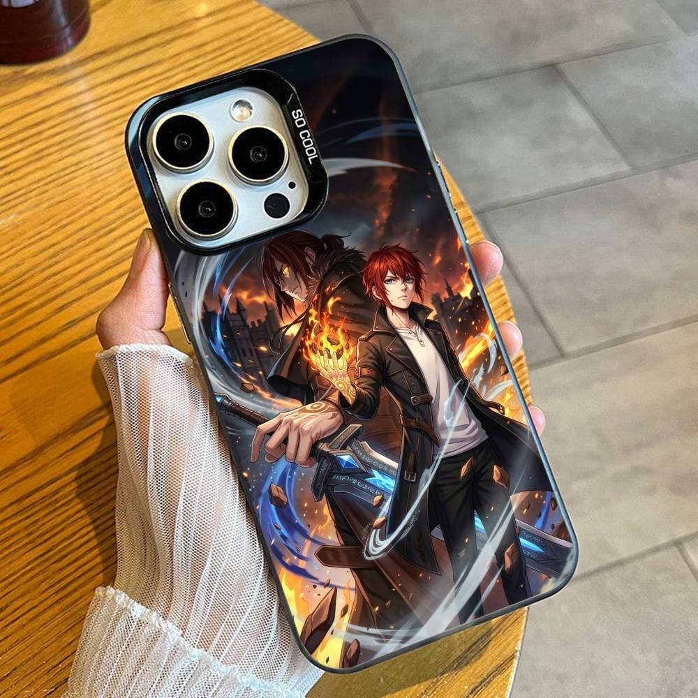 A-Arthur L-Leywin B-Begin After The End Phone Case For iPhone 16 17 15 14 12 13 Pro Max Black Candy Matte Shockproof Cover