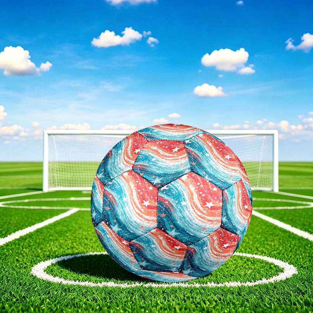 1pc Celestial Wave Size 5 Soccer Ball Professional Match Training Football Indoor &Outdoor Sports Ball Lightweight Durable c65188