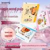 Cartoon Tissue Dispenser: Portable Bag with Printed Tissue, Virgin Wood Pulp, Wet & Dry Use