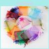 Versatile 10pcs Organza Bags For Weddings And Celebrations In Two Convenient Sizes