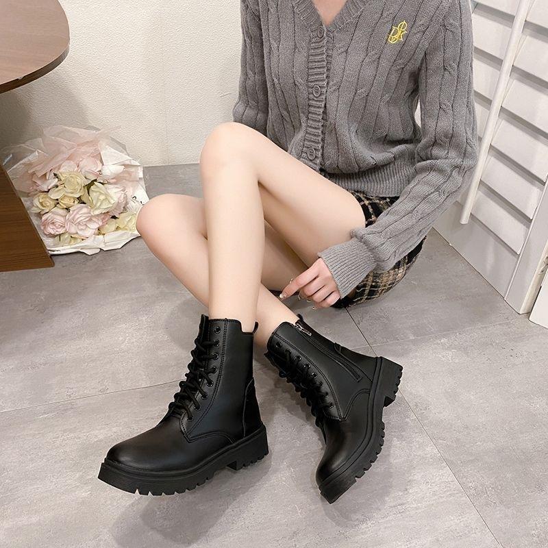 Fashion Boots Female College Sports Style Youth Vitality Campus Versatile Fairy Style Dating Vintage Senior