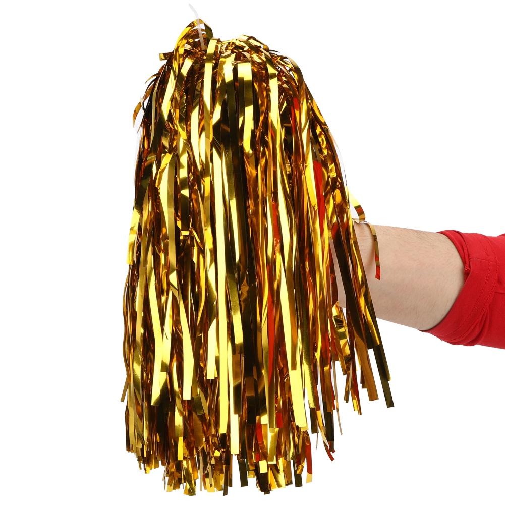 6PCS Cheerlding Poms Flower   for Sport Competition Foot  Basket  Match