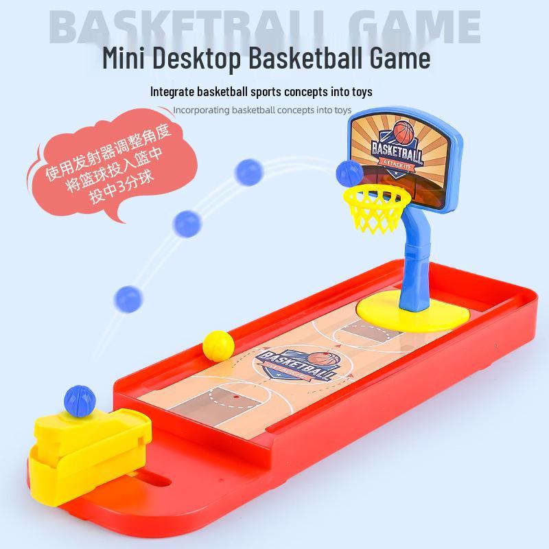 Cross-Border Children's Educational Catapult Frog Bowling & Finger Basketball Toy