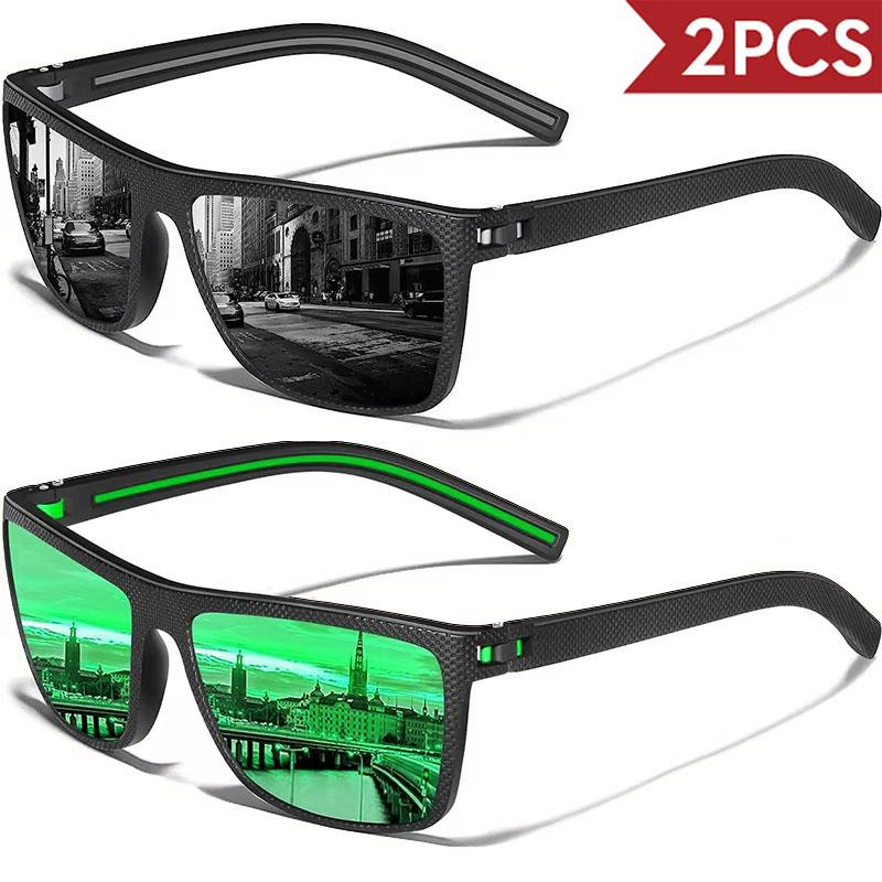 3PCS Amazing Men Polarized Sunglasses Unisex UV400 Glasses Fishing Goggles Outdoor Sport Eyewear  for Driving Fishing Cycling