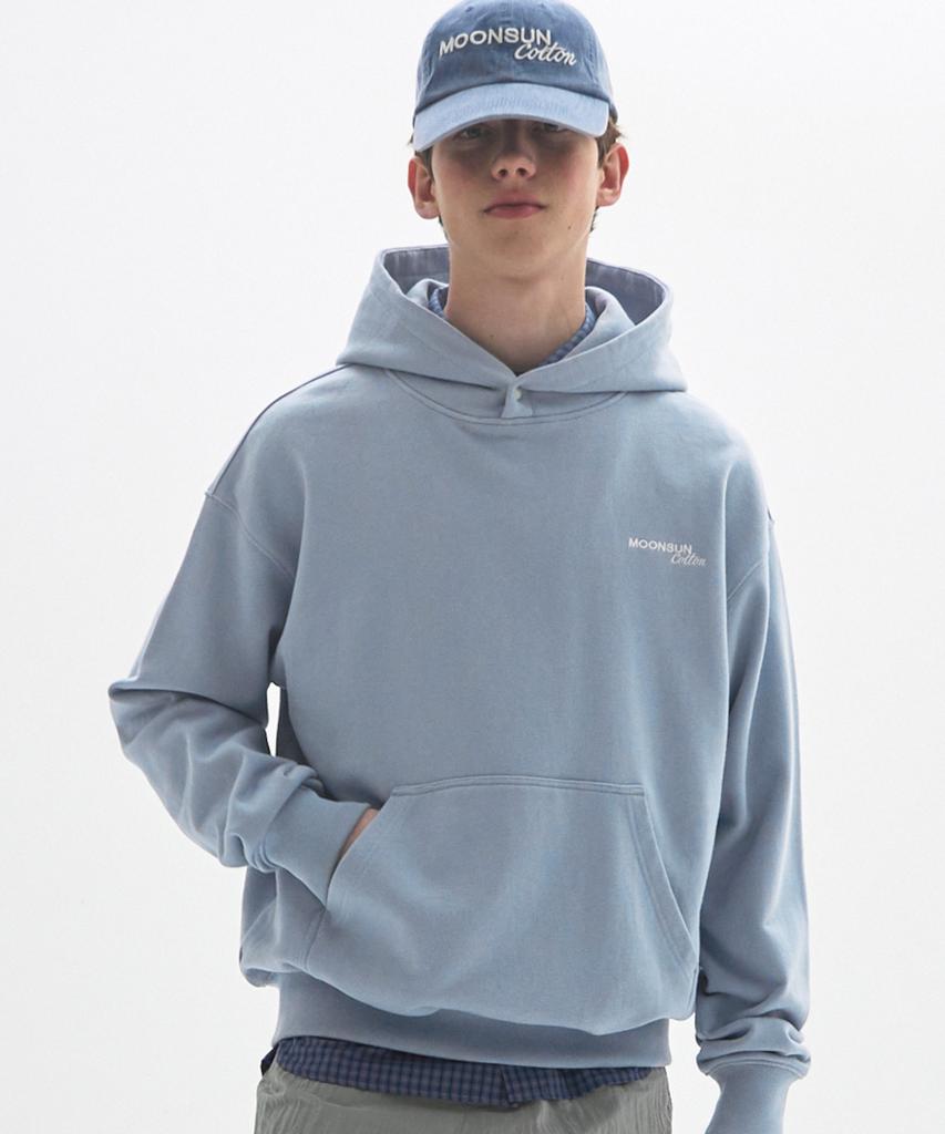 M.C Unisex, Logo Basic Hoodie / Sky Blue