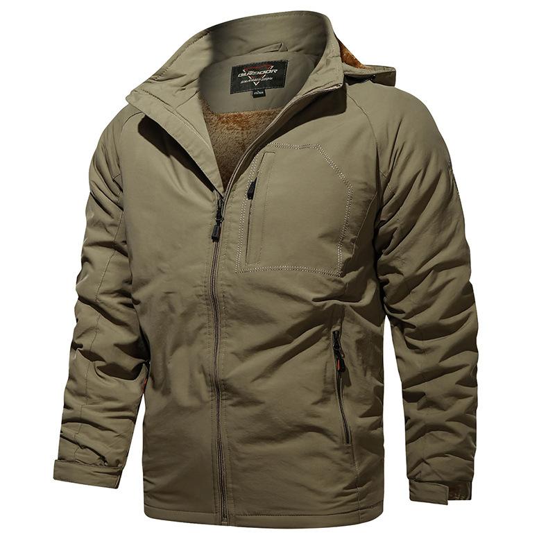 Fleece Thickened Jacket Men's Casual Jacket Outdoor Mountaineering Jacket