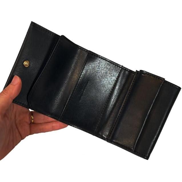 SLOW herbie compact mini wallet SO880P black wallet mini wallet smart wallet trifold wallet leather herbie leather men's