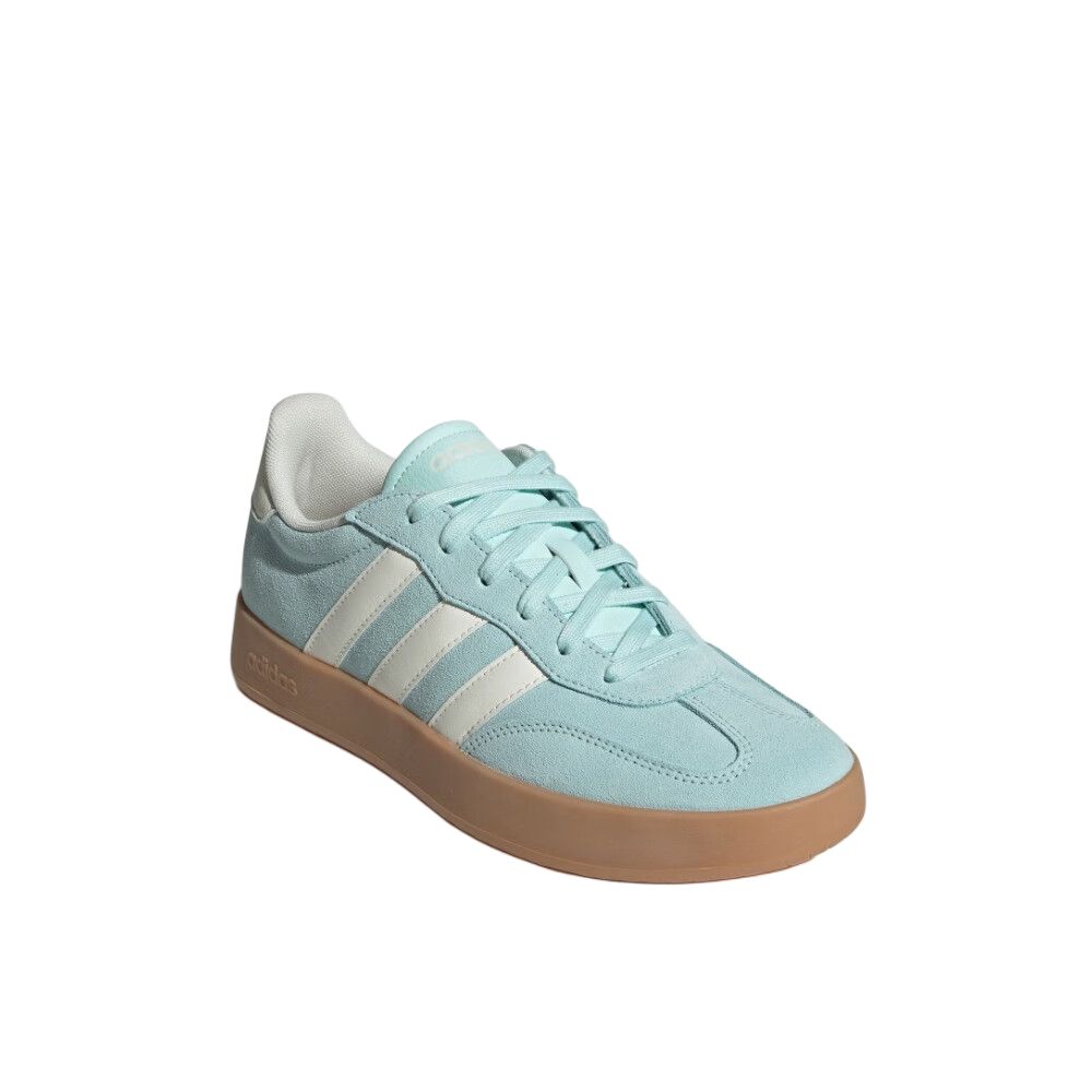 Adidas Barreda Casual Sports Series Thin Sole Wear-Resistant Low-Top Skate Shoes Unisex Sneakers Green White JQ4238