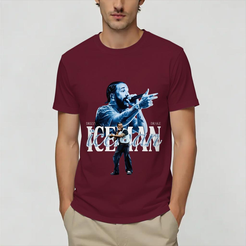 Amazing Drakes IceUnisex TShirts Unisex Round Collar 100 Cotton T Shirt Short Sleeve Tees Birthday Present Tops