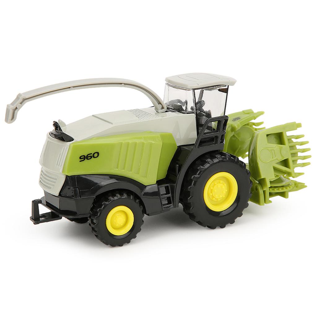 1/42 Miniature Harvester Toy Alloy And Plastic Vehicle Model Kid Educational Farm Car Toys