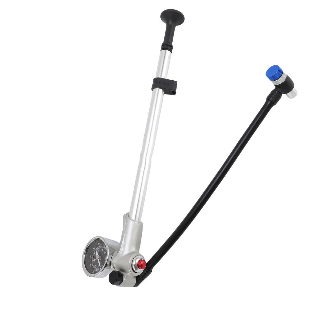 Bike Shock Pump 300PSI Aluminum Alloy Front Fork and Rr Suspension   Pump with Pressure Meter