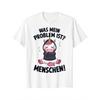 Funny Slogan Unicorn I Hate People Sarcasm T-Shirt, Black, S, Everyday Outfit, Casual Wear, Unicorn Design, Funny Tshirt, Durable Material,