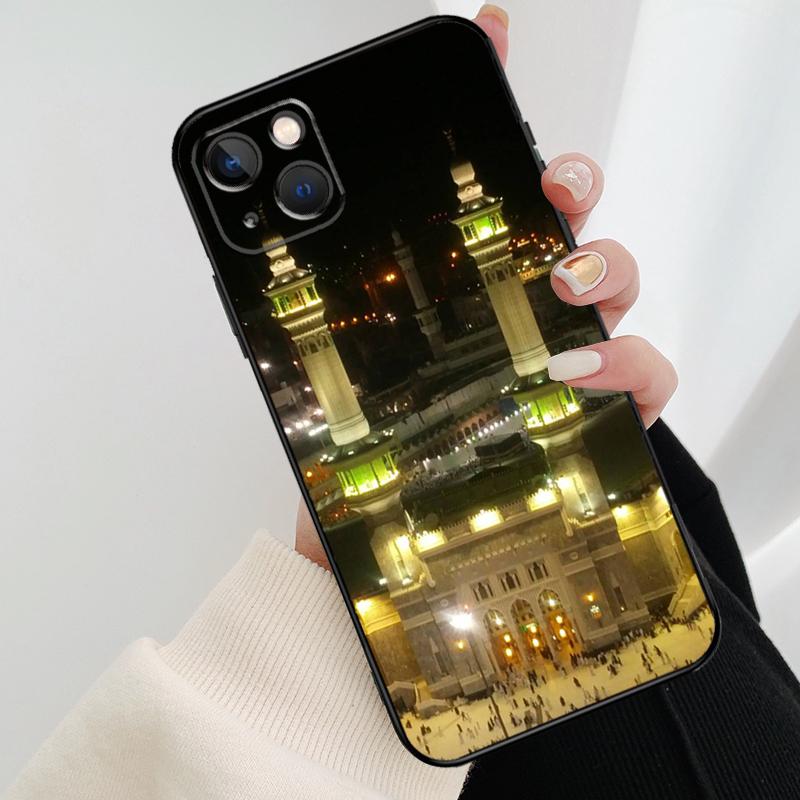 Heilige Moschee Mekka Handyhülle Für iPhone 17 Pro Max 16 15 11 13 12 14 Pro Max mini 15 16 Plus 16e 17 Air Cover