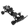 RC Car Chassis Frame Kit Aluminium Alloy Frame with Wheel Hubs for   SCX24 C10 1/24 RC Car