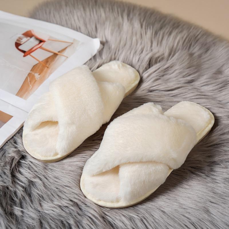 Moda 2025 NOWE Damskie Pluszowe Kapcie do Noszenia Ciepłe Gorąca sprzedaż Komfort i eleganckie Bawełniane Kapcie Jesień Zima Styl Modny