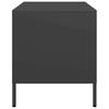 Vidaxl Szafka Rtv, Czarna, 68X39X43,5 Cm, Stal Walcowana Na Zimno