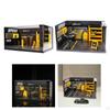 1/24 Diorama Car Garage Model Repair Shop Scene with Light Workshop