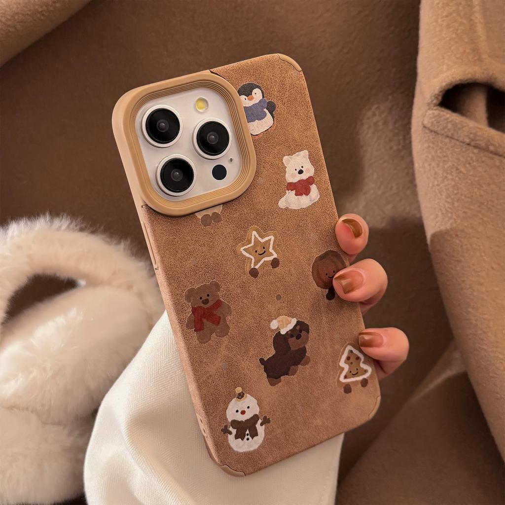Ins Suede Cartoon Sausage Phone Case Suitable for 11/12/13/14/15/16