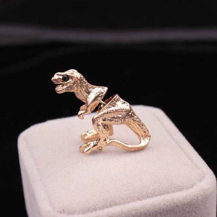 Korean Style Harajuku 3D Dinosaur Stud Earrings - Fashionable, Unique Piercings