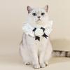 Cat Lace Scarf Collar Dog Saliva Towel Pet Fairy Muppet Cat Princess Wind Scarf Bib Ornament