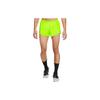 Nike Moisture-Wicking Solid Color Running Shorts Men Bottoms Fluorescent-Yellow CJ7838-702