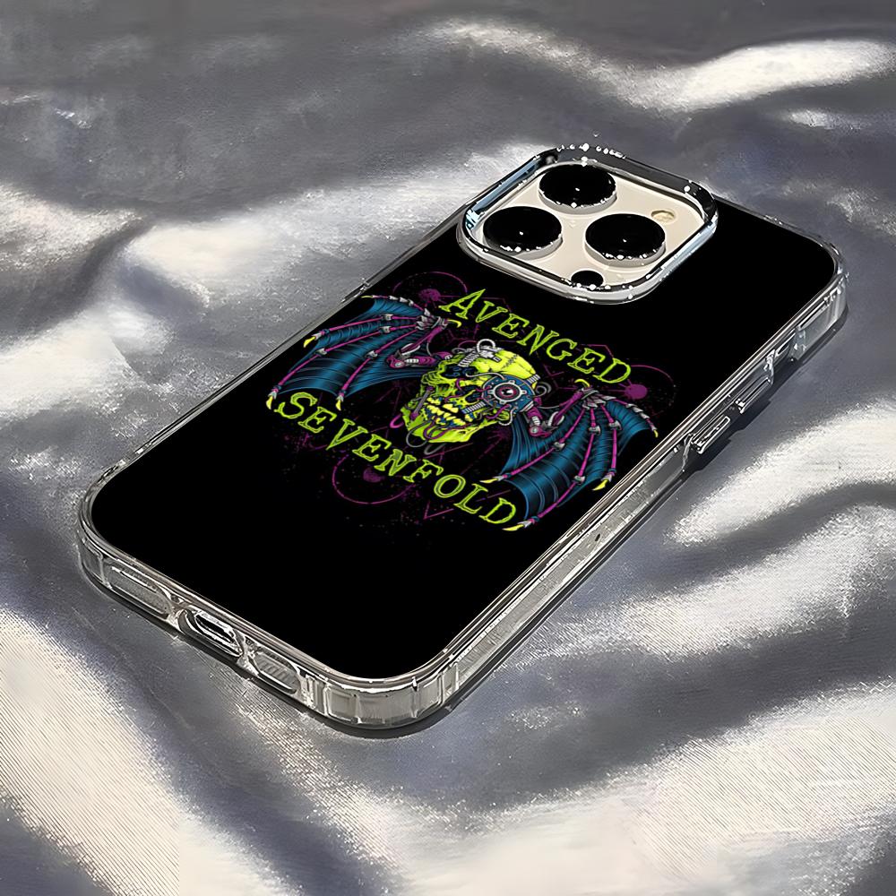 Band A-Avenged Sevenfold Hot Phone Case For IPhone 17 Pro Max 16 15 14 Pro Max IPhone 13 Pro Max 11 Plus Transparent Cover