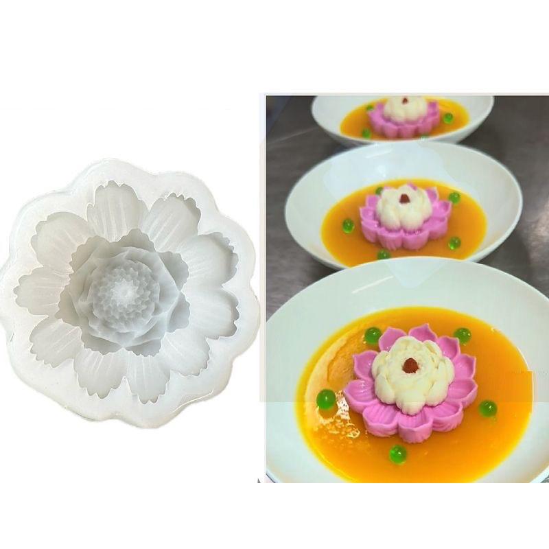 3D Flower Shape Fondant Mold Silicone Sugar Craft Molds Cake Chocolate Decoration Baking Tool Cupcake Jelly Candy Moulds