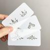 DIY Flowers Temporary Tattoo Stencil Forehead Body Art Painting Stencil  Hands Arm Leg