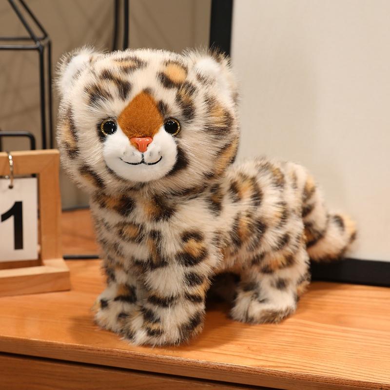 

Simulation Cats, Tigers, Leopards Plush Toys Soft Stuffed Cartoon Animal Dolls Cute Cat Doll Kids Toys Birthday Gifts Room Decor 20cm