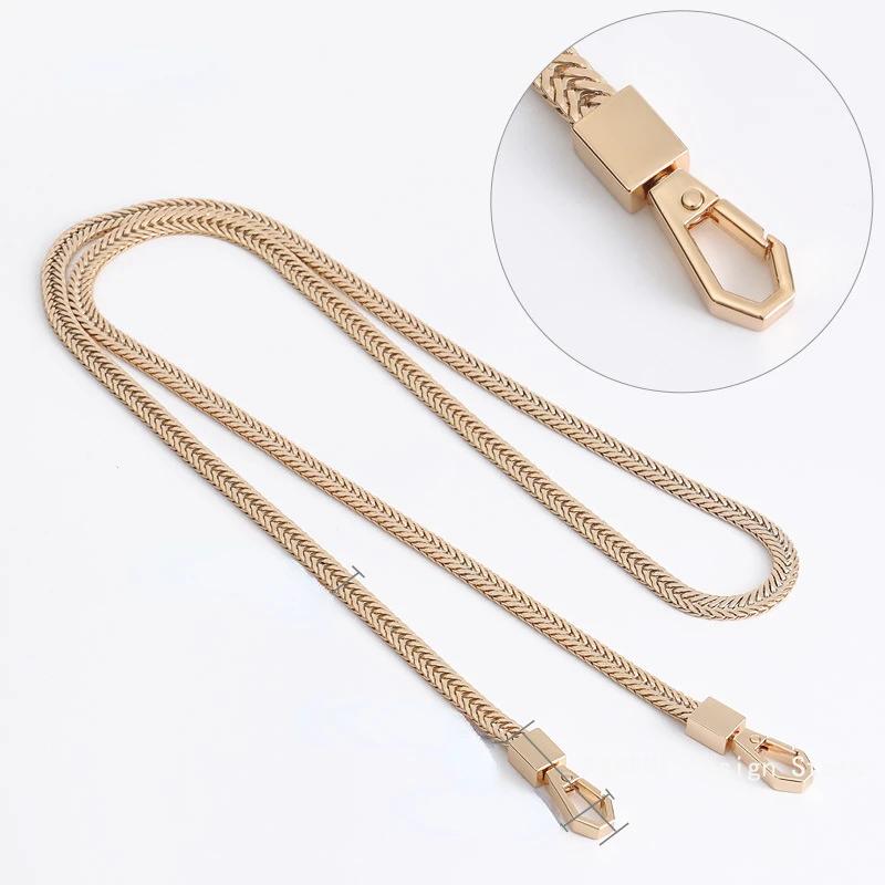 

Golden Bag Chain Accessories Metal Extension Chains Underarm Crossbody Shoulder Belt Replacement Bags Strap For Women s Bag 40cm